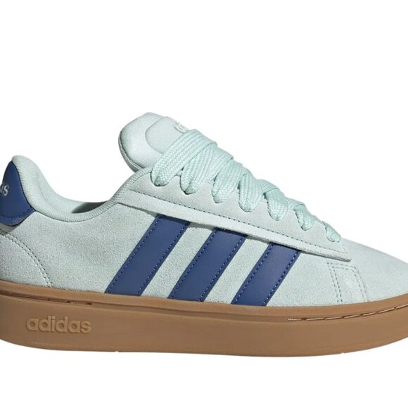 adidas Grand Court Alpha trainers (NWT) US 9 Halo Mint/Team Royal Blue/Gum - Picture 3 of 10